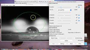 mere contact angle with image j