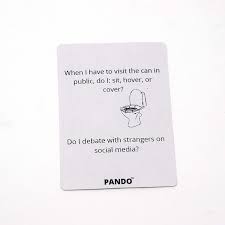 Which of the following can't you give as a facebook reaction? Buy Pando The Party Game Where You Try To Answer Trivia Questions About Your Friends Or Family Online In Vietnam B07zbm9d53