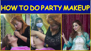 how to do party makeup in urdu sadaf