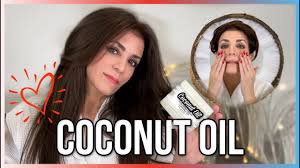 remove makeup with coconut oil
