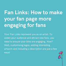 fan links how to make your fan page