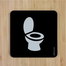 Toilet Icon Sign Tisa Etchart
