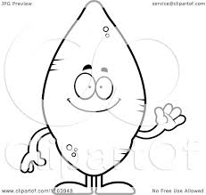 You could also print the. Cartoon Of A Waving Sweet Potato Mascot Vector Outlined Coloring Page By Cory Thoman 1163948