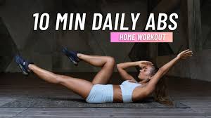 10 min daily ab workout from home you