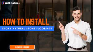 how to install epoxy natural stone