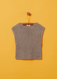 Gilet With Knitted Lurex