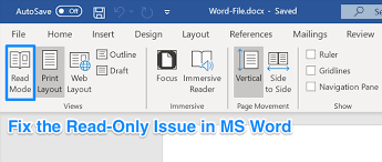 For example, you can select whether o. How To Fix When Word Opens In Read Only Mode