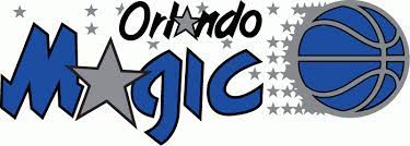 Logos related to orlando magic. Orlando Magic Primary Logo 1990 Magic In Blue With A Basketball With Shooting Stars Orlando Magic Sports Team Logos Nba Logo