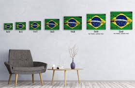 Awkward Styles Brazil Flag Wall Art