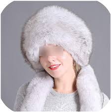 Russian rabbit fur soviet winter fluffy white ushanka hat. Women S Fox Fur Rabbit Fur Hat With 2 Pompons Whole Fox Tail Russian Outside Warm Mongolian Caps Color5 At Amazon Women S Clothing Store