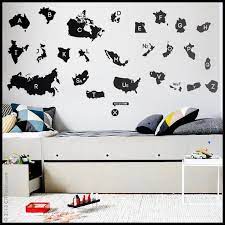 New Geography Wall Decal World