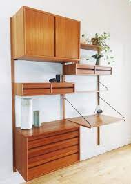 Vintage Mid Century Wall Units For
