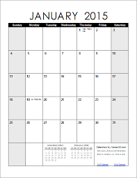Monthly Calendar 2015 Under Fontanacountryinn Com