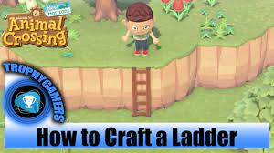 Animal Crossing: New Horizons - How to Craft a Ladder - YouTube