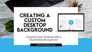create a custom desktop background