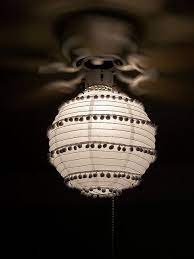 Ceiling fan lighting assemblies come in a variety of styles. Ceiling Fan Paper Light Shades