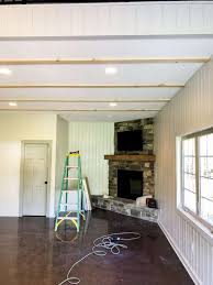 diy wood beams tutorial guest house