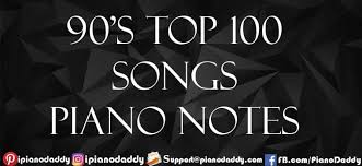 90 s top 100 songs piano notes hindi