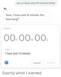 Set A 1 Hour And 15 Minute Timer Sure 1 Hour And 15 Minute