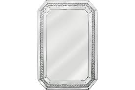 Harkup Crystal Rectangular Wall Mirror