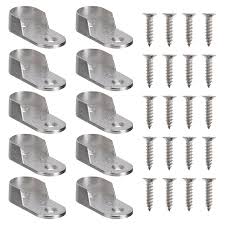 30pcs oval closet rod end supports