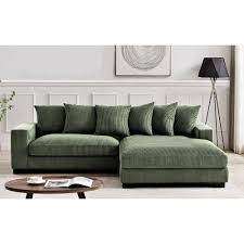 sectional sofa dark green