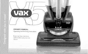 vax carpet cleaner x5 user guide