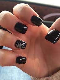This fantastic collection of nail art ideas will boost your creativity. Cool 130 Beautiful Black Acrylic Nails Design Ideas Gold Acrylic Nails Black Acrylic Nail Designs Black Acrylic Nails