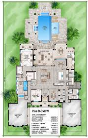 ious tropical house plan 5464 sq
