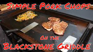 blackstone 36 griddle pork chops and