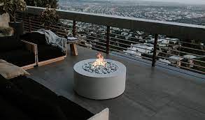 concrete firepits lightweight and