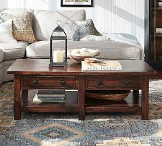 Shop pottery barn's collection of side and end tables to complete your seating area. Benchwright 54 Rectangular Coffee Table Pottery Barn