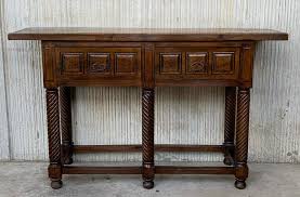 spanish tuscan console table