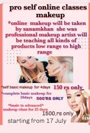 women pro makeup course
