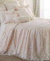 Frilly Lace Blush Pink Princess Bedding
