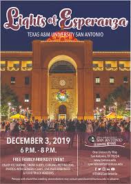 Lights Of Esperanza Texas A M University San Antonio