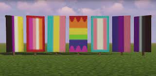 how to make pride flags in minecraft