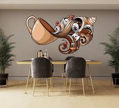 A Cup Of Coffee Wall Decal Cafe Wall
