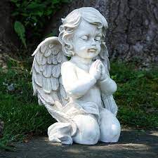 Cherub Kneeling Praying Angel Religious