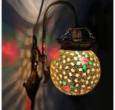 Shri Giriraj Glass Mosaic Wall Lamps