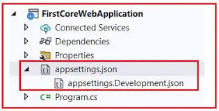 asp net core appsettings json dot net