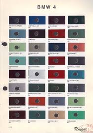 Bmw Paint Chart Color Reference
