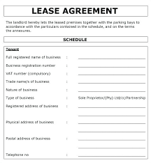 Business Rental Agreement Form Free Commercial Lease