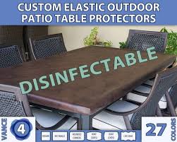 Outdoor Vinyl Patio Tablecloth Custom