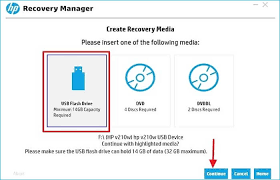 how to create hp recovery disk on