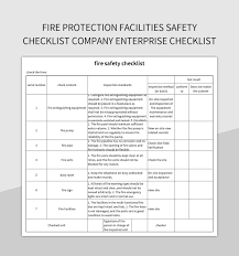 fire protection facilities safety