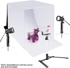 Neewer 24x24 Inches Tabletop Photography Lightbox Light Tent Lighting Kit With Led Light Color Backd In 2020 Light Box Photography Table Top Photography Tent Lighting