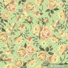 green roses seamless background