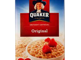 oatmeal plain instant nutrition facts