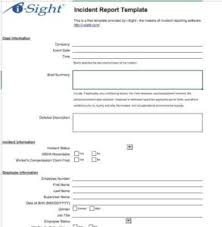 Incident Reports The Ultimate Guide I Sight